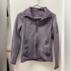 Arc’teryx Purple Zip-Up fleece jacket